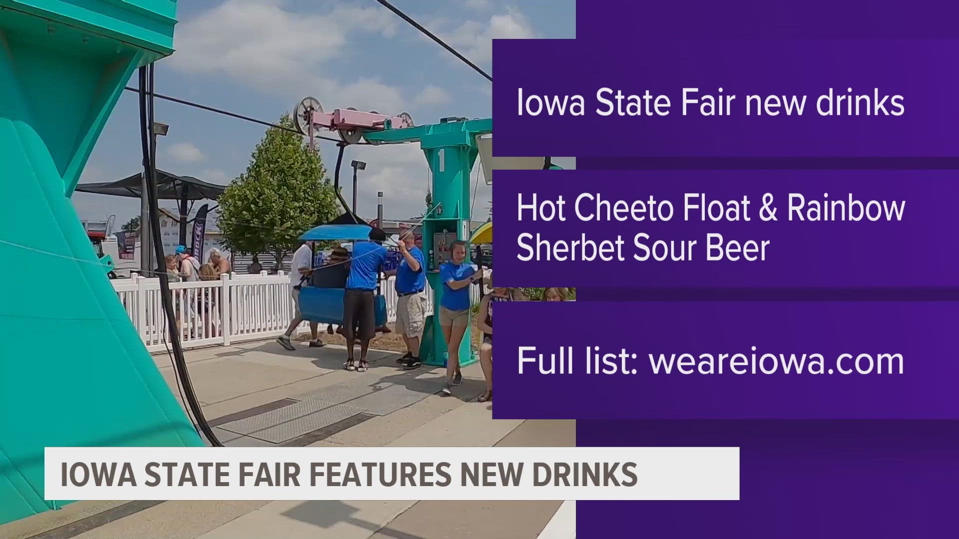 In addition to the new drinks, 84 new food items will also be available at this year's fair.