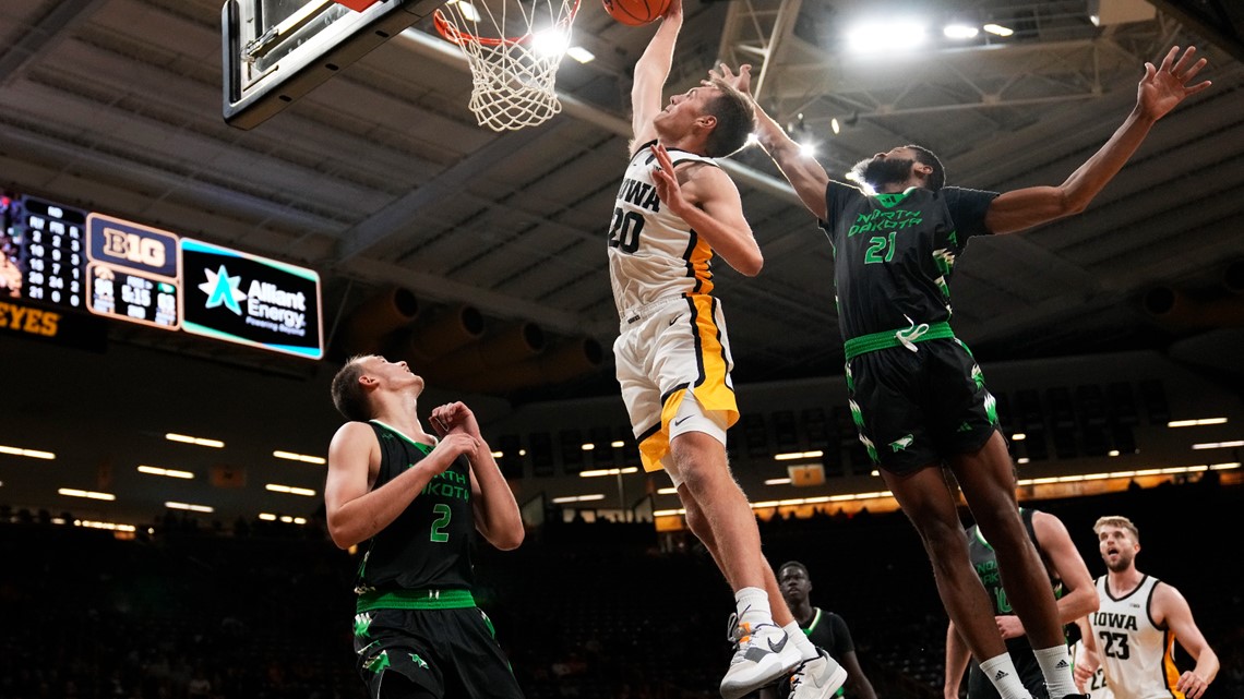 Iowa MBB Defeats North Dakota: Final Score 110-68 | Weareiowa.com