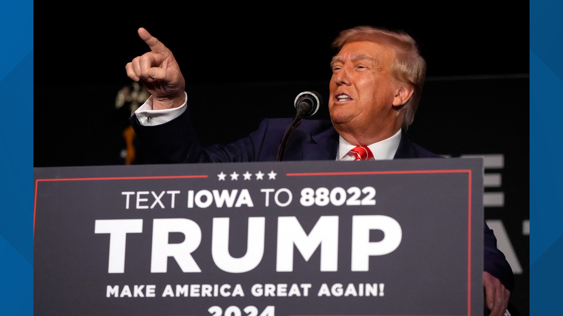 Trump has made regular stops in Iowa, appearing at eight events before audiences totaling more than 16,000, according to Trump's Secret Service detail.