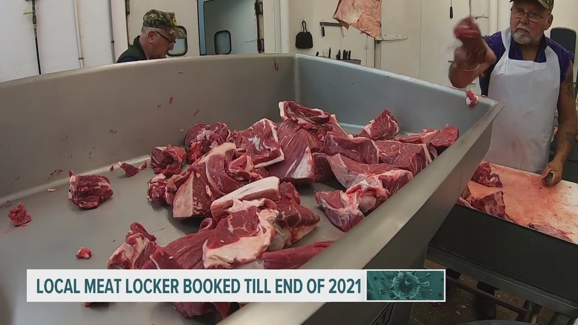 Local meat locker booked until end of 2021