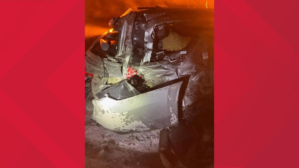 Semi-truck crashes into Iowa State Patrol car during crash response ...