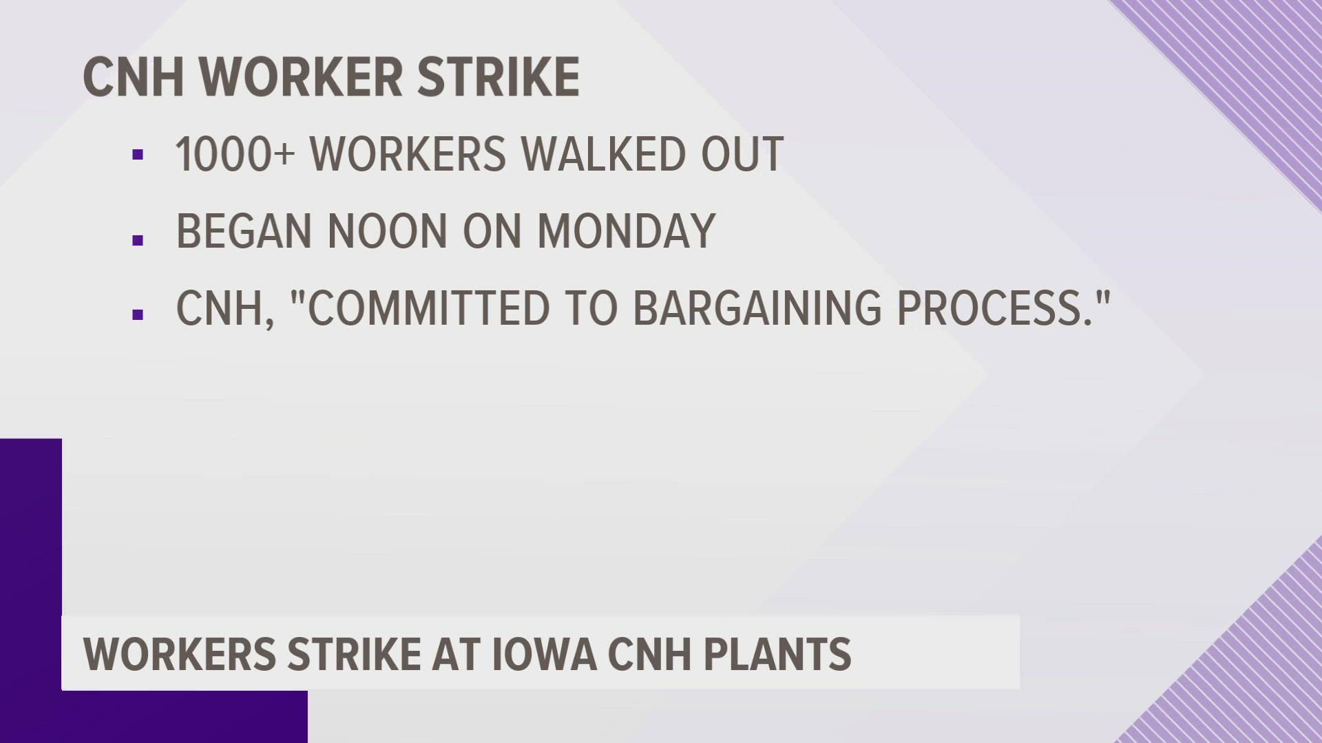 The workers went on strike to campaign for better treatment following their work to keep the Iowa and Wisconsin plants running during the pandemic.