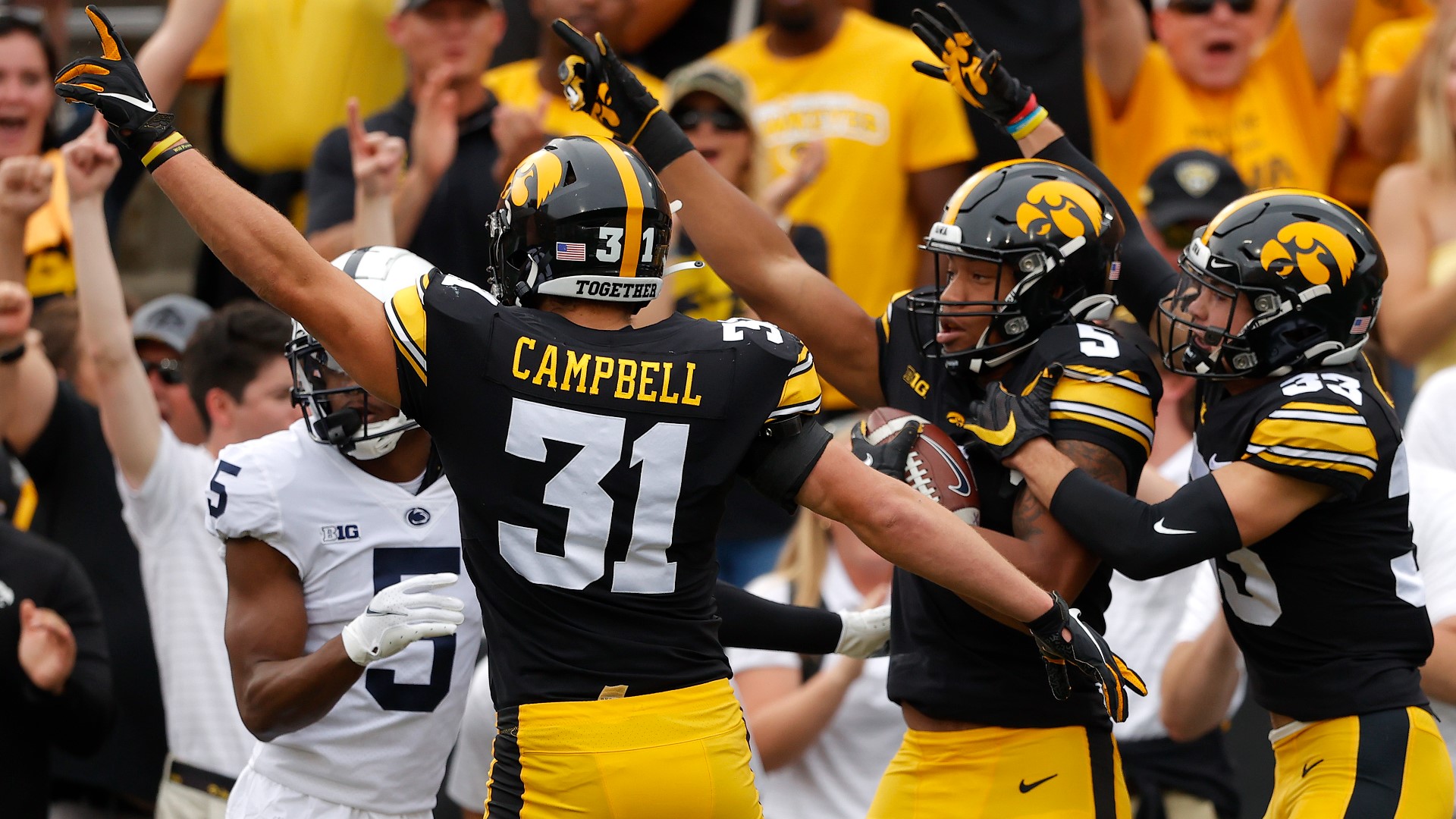 This is Campbell's second time winning the award, and he's the first Hawkeye to win it since Kaevon Merriweather did on Sept. 26.