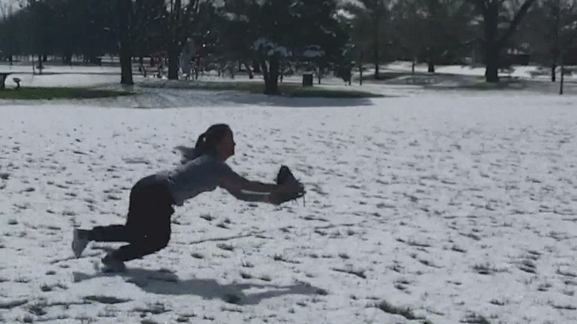 Home Sports from Friday April 17th. Indianola baseball sends in some BP in the snow, and Centennial doing some fielding, hitting, and pitching through the snow