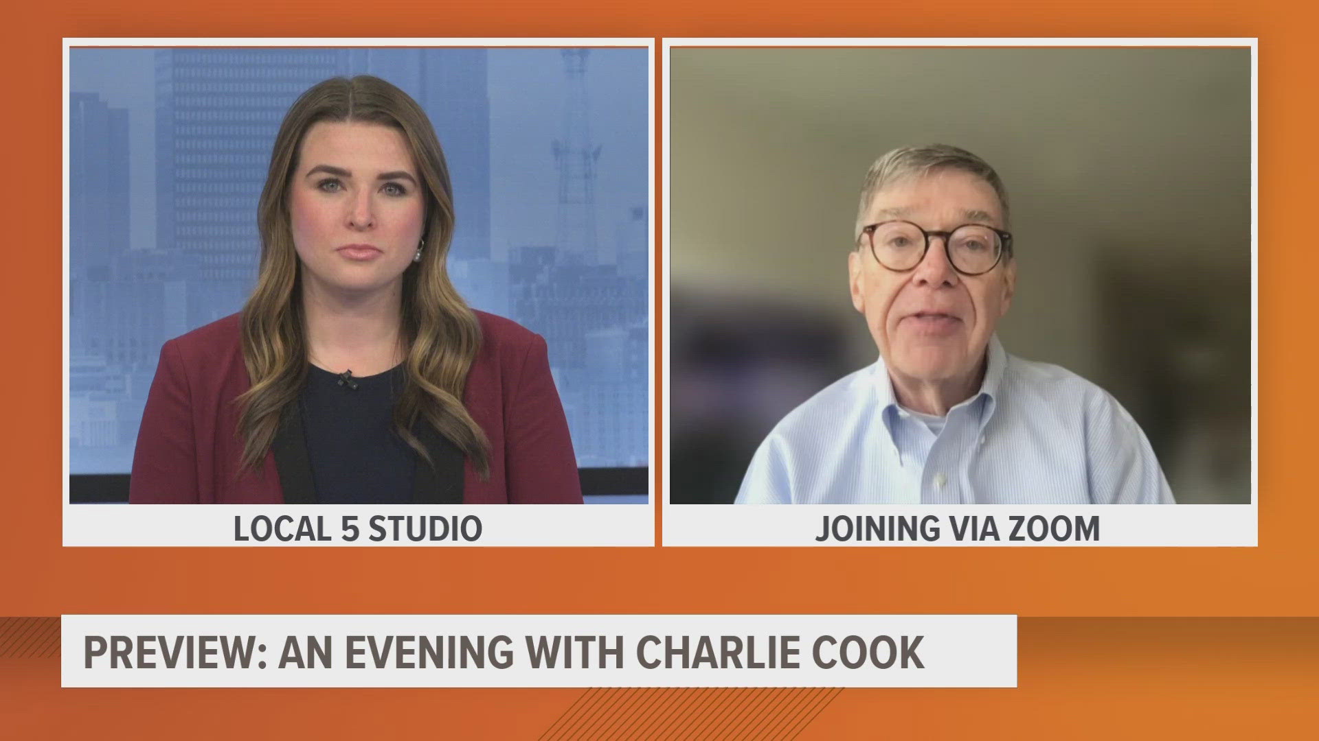 The Harkin Institute is welcoming back renowned political analyst and founder of The Cook Political Report, Charlie Cook, for his annual lecture next Monday. 