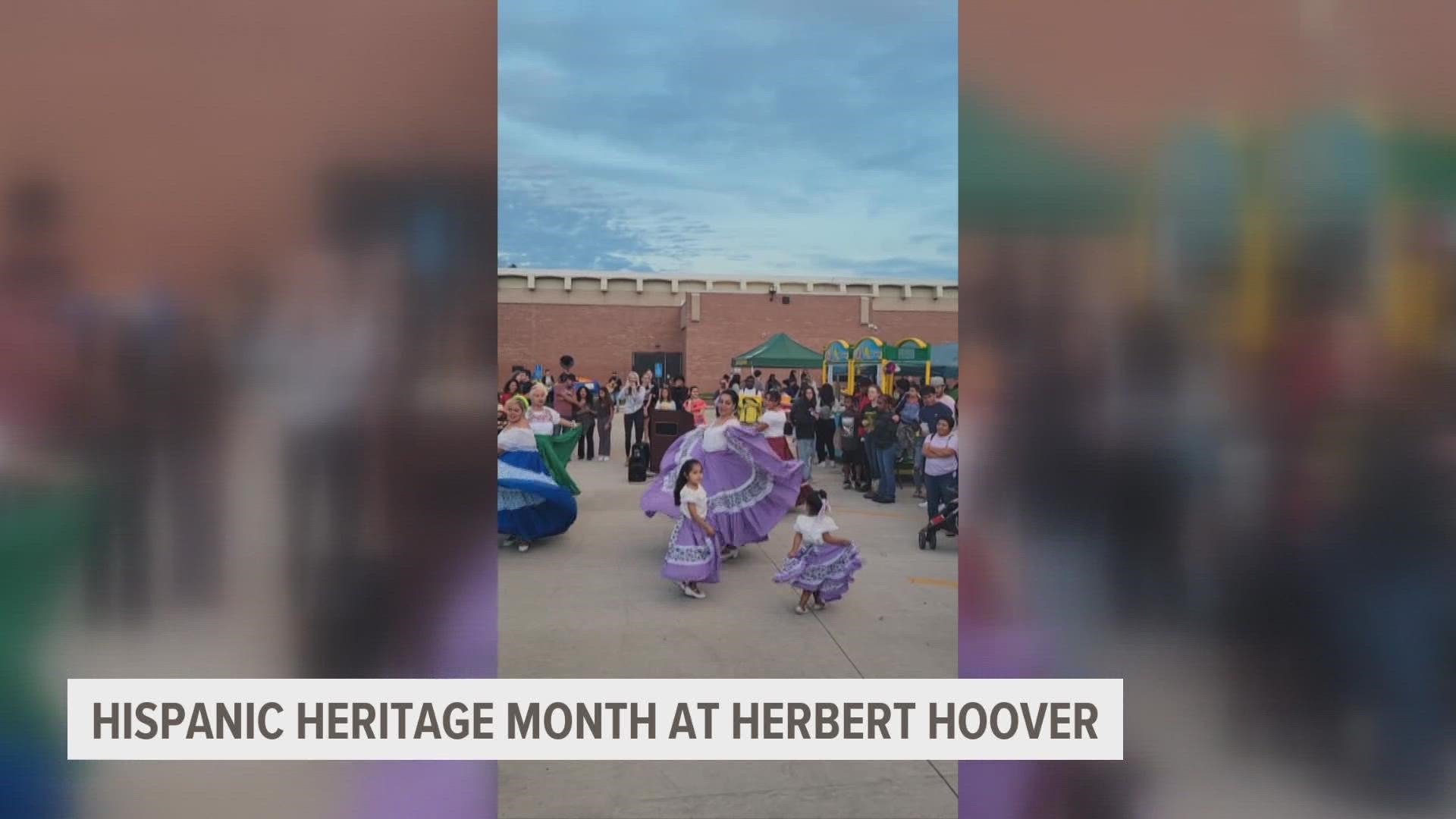 Alison De Luna, a junior at Herbert Hoover High School spent 7 months organizing a celebration for Hispanic Heritage Month.