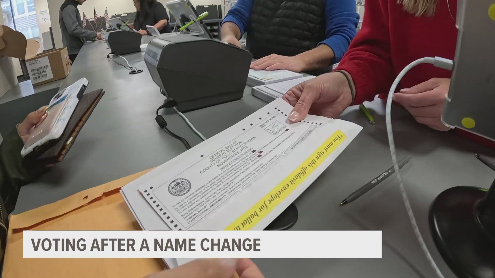 Local 5's Laryssa Leone shows you how to cast your vote after a name or address change.