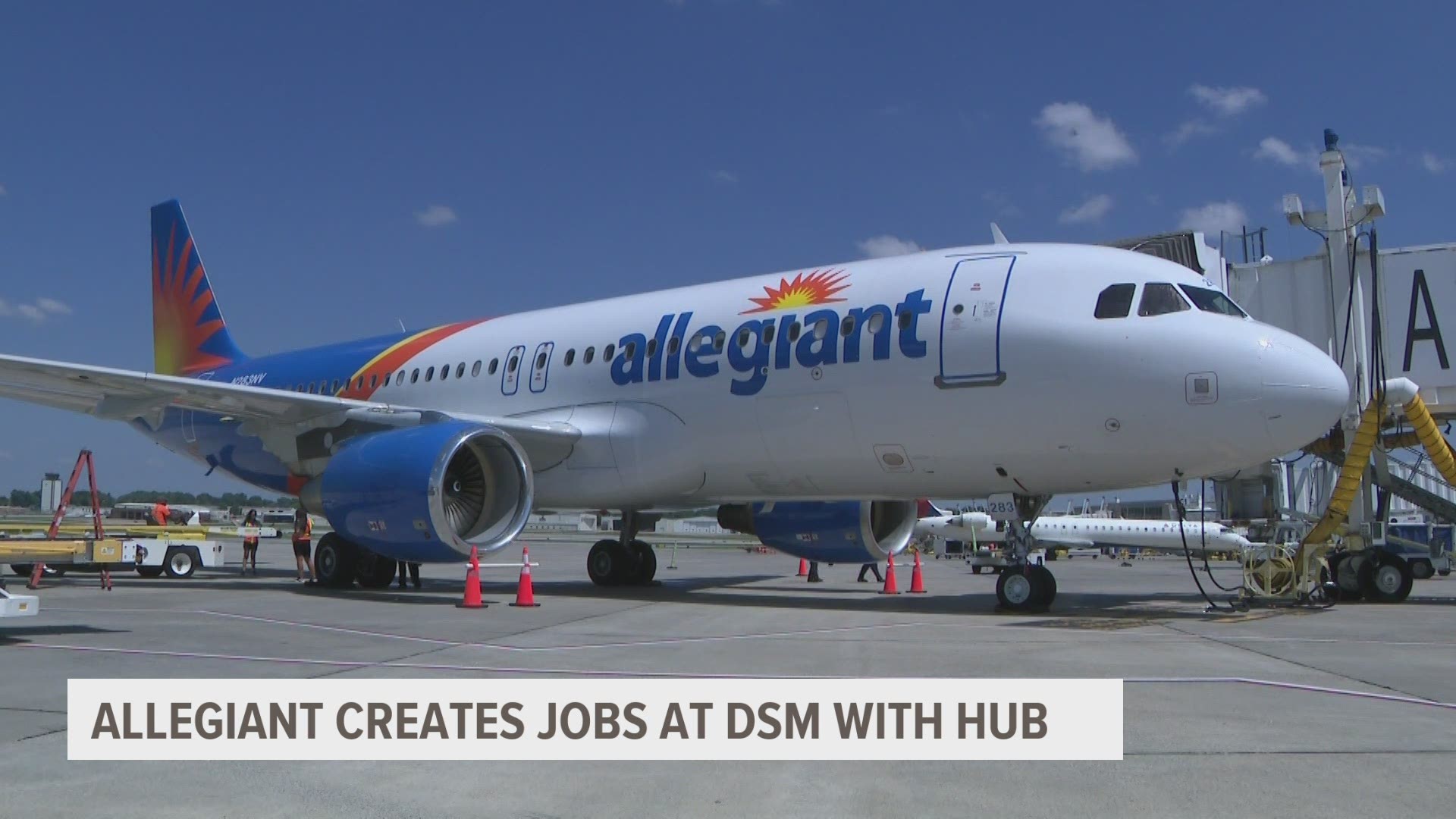 The two new planes at Des Moines International means more connectivity for you since the airline allows new cities for you to fly to from Des Moines.