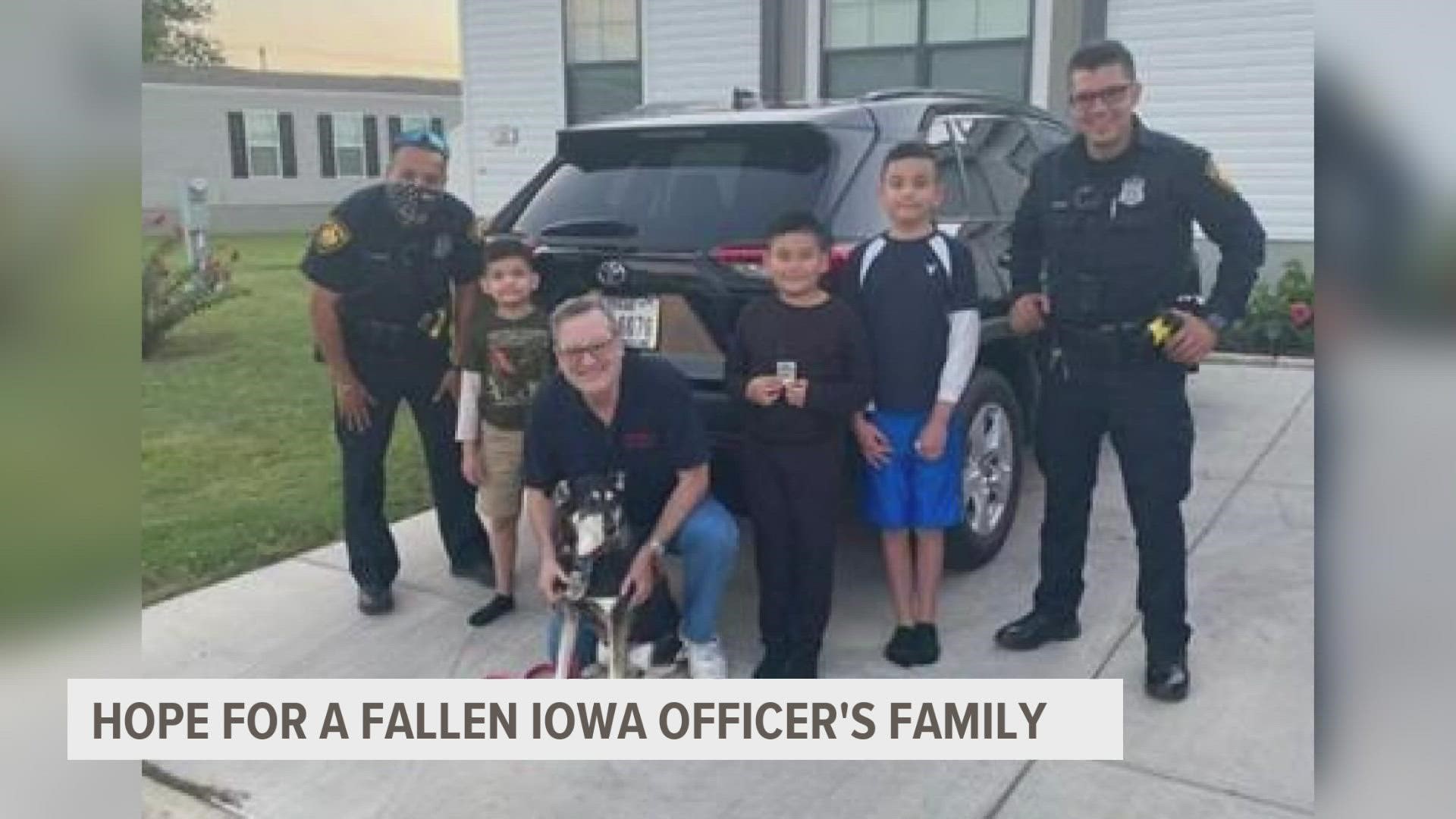 After the death of Prairie City Chief of Police Michael German, two groups are helping the German family with housing expenses.