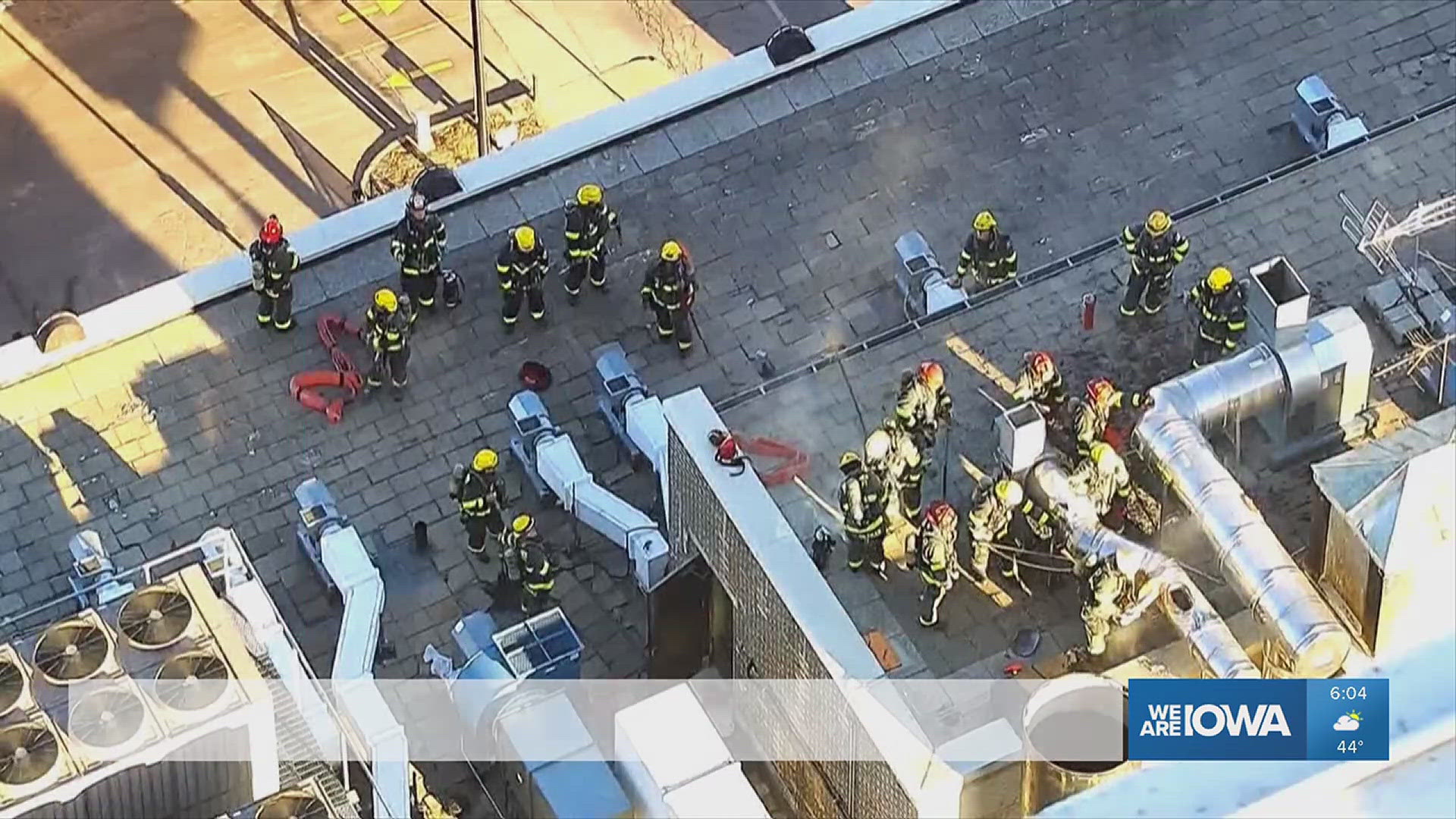 Crews respond to fire at downtown Des Moines hotel Tuesday | weareiowa.com
