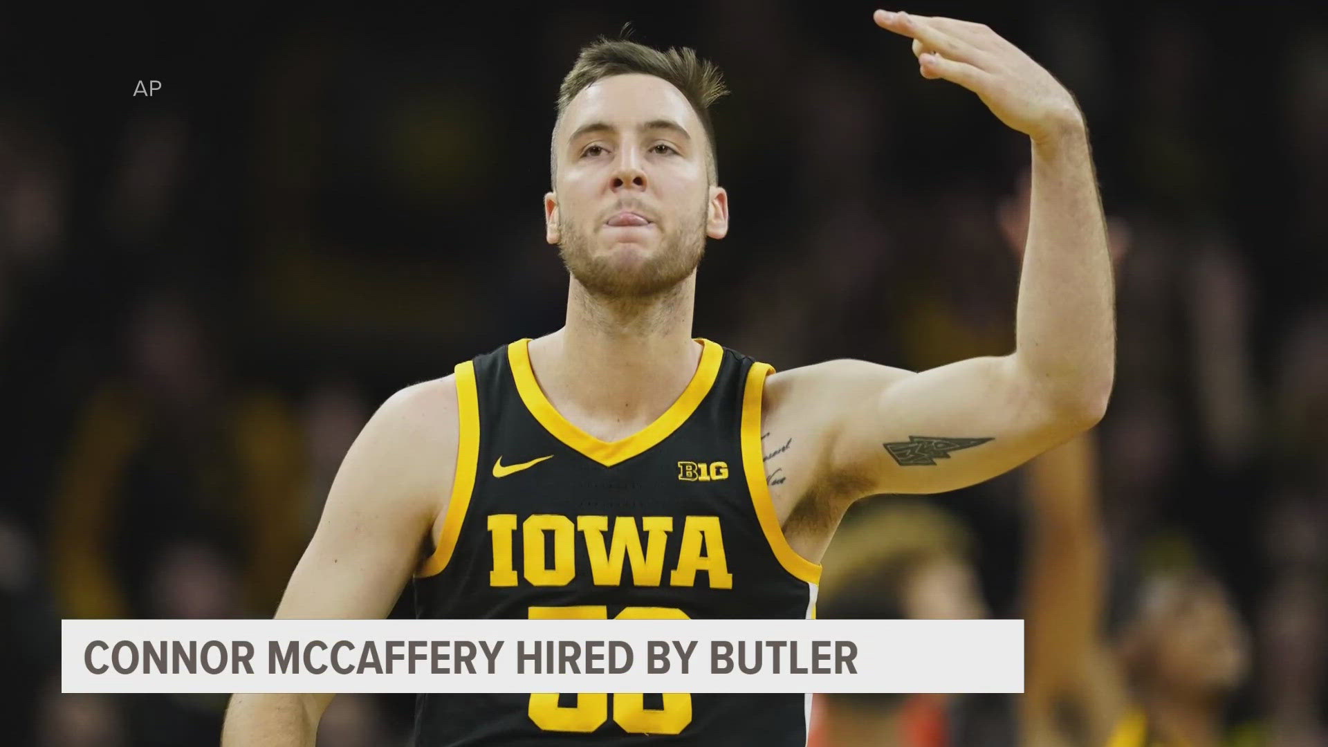 The hiring marks the start of McCaffery's coaching career.