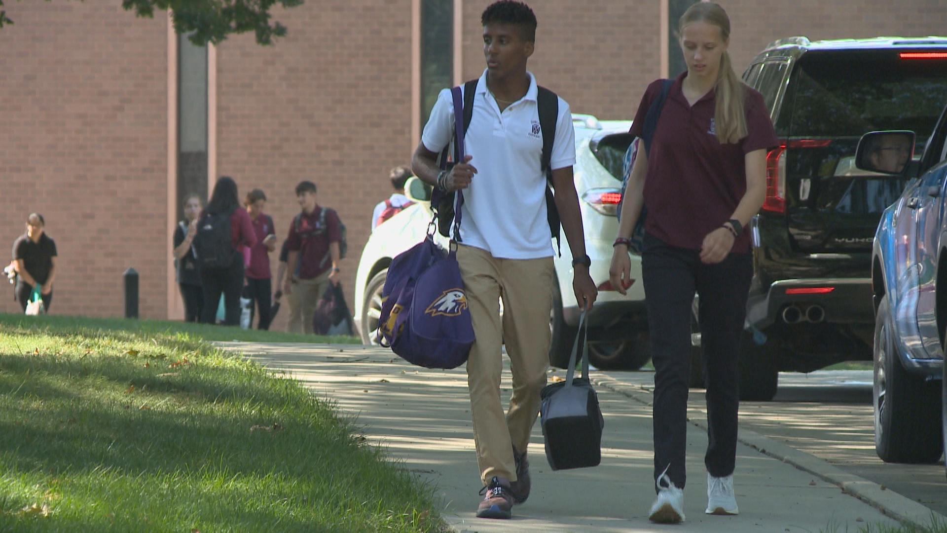 Dowling Catholic High School released students early due to a "mechanical failure." At the I-35 Community School District, not every classroom has air conditioning.