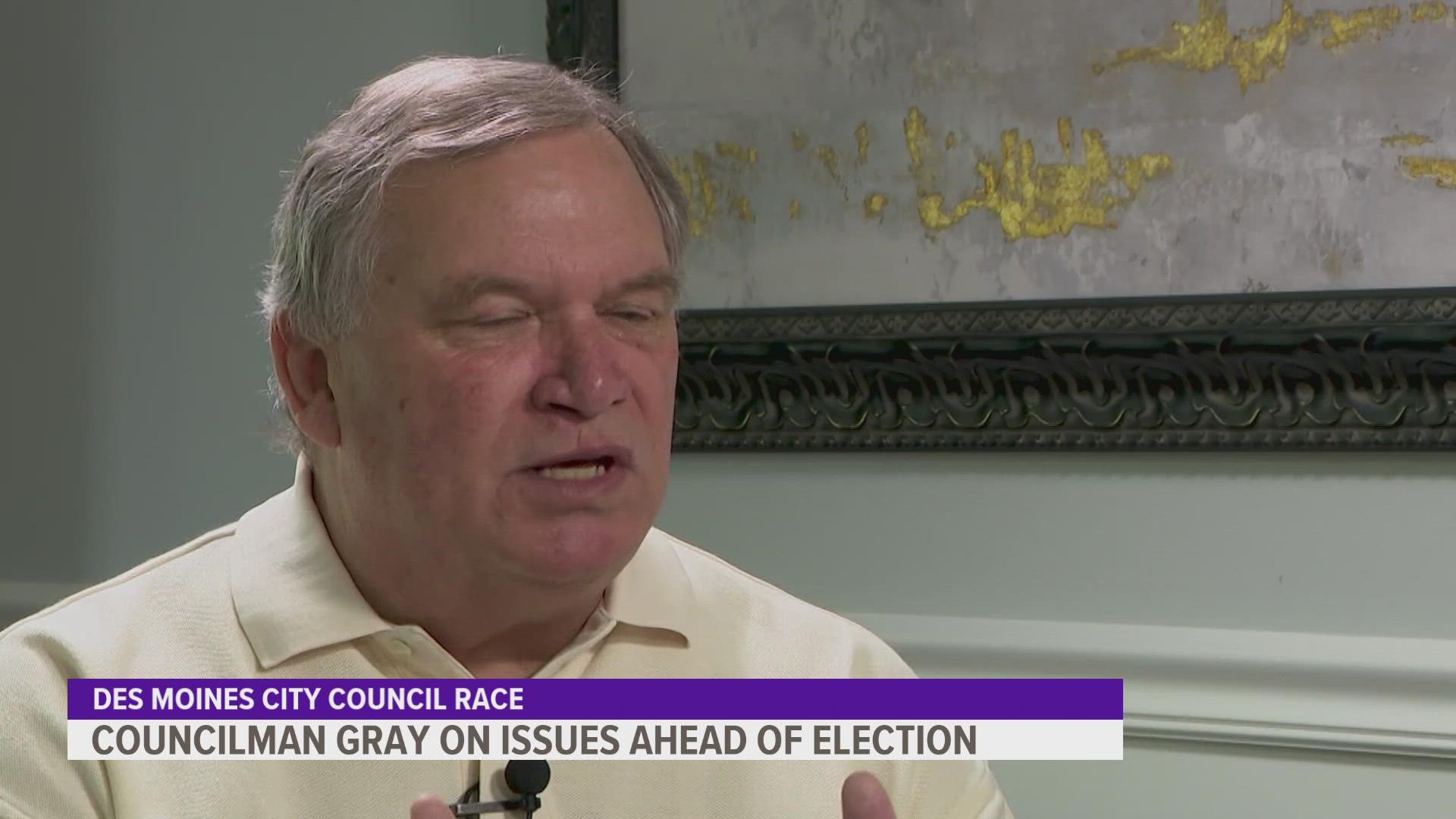 Bill Gray has held the Ward 1 seat since 2014.
