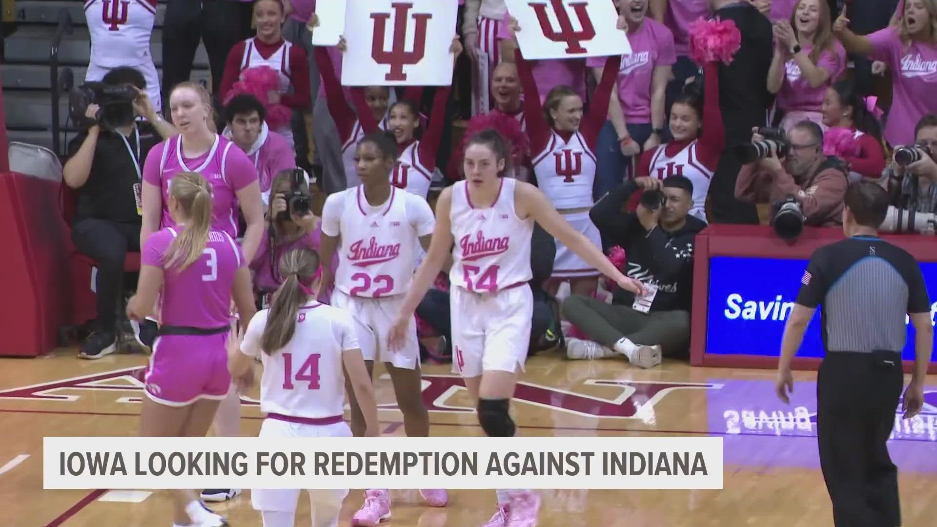 Indiana women's basketball visits Iowa with ESPN College GameDay