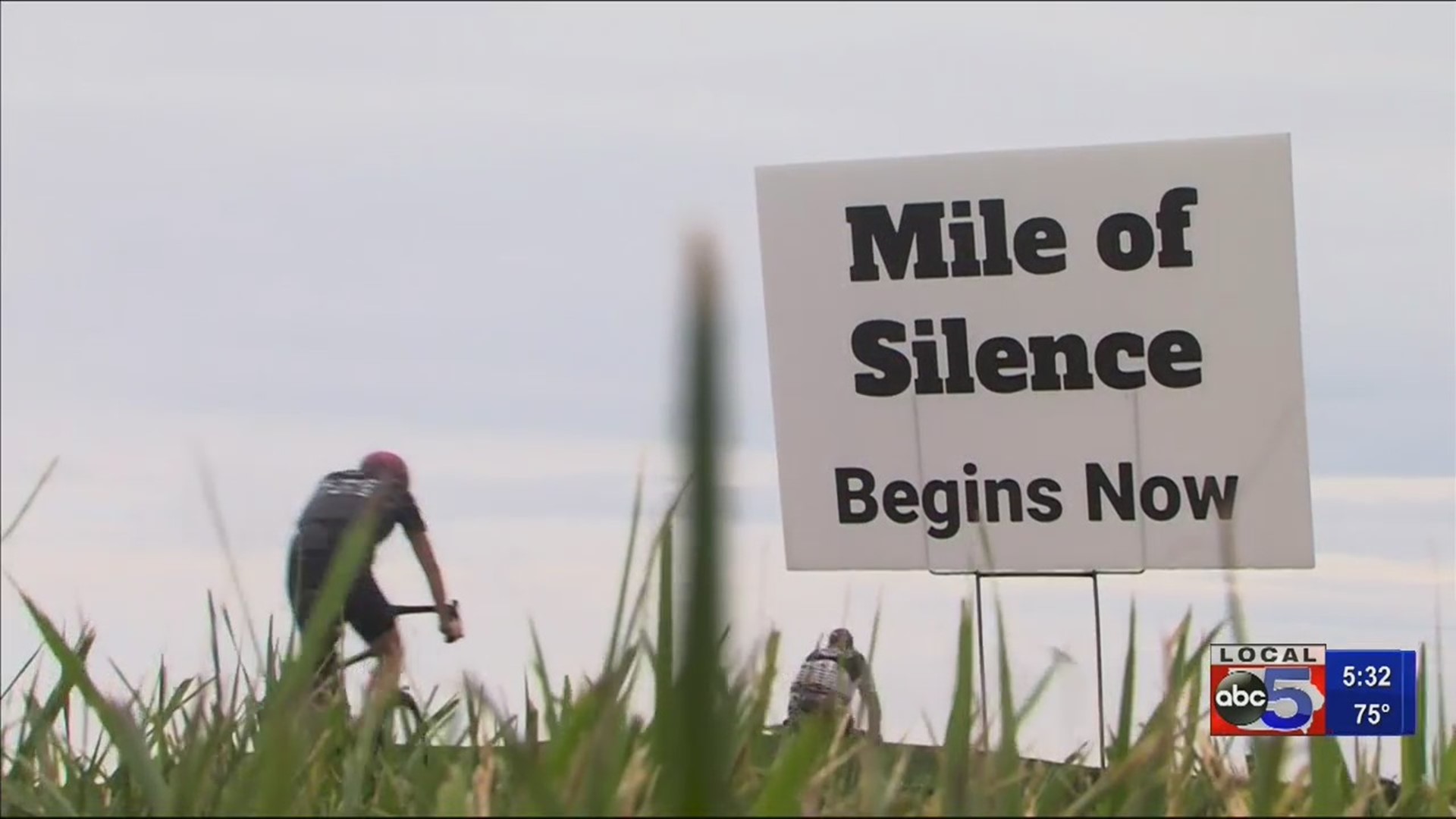 The "Mile of Silence" remembers bikers who've lost their lives on the road. The chatter and yells go silent for a mile. Eight Iowans were killed in vehicle versus bike crashes. Each victim had their names posted along the mile stretch. This year it was between Underwood and Neola.