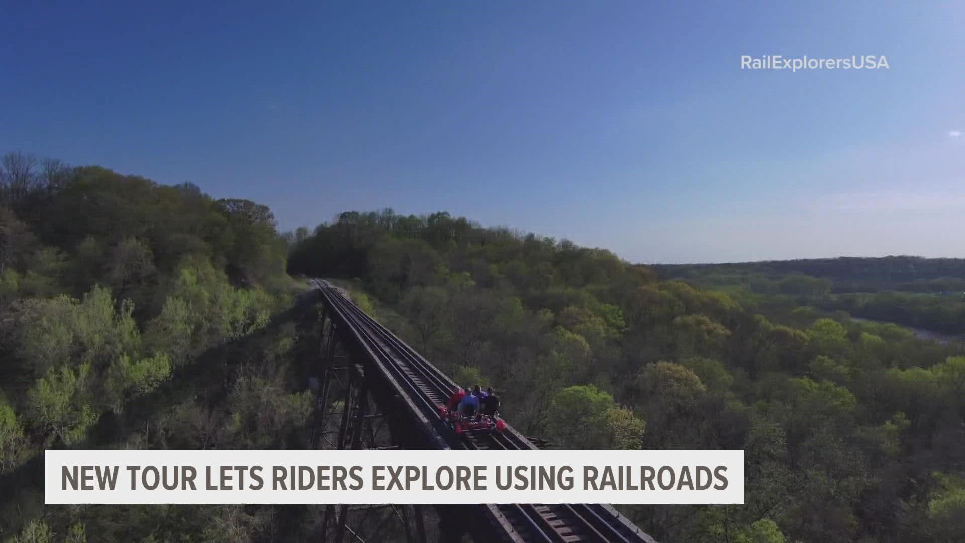 Rail Explorers hopes to give underused or abandoned railroad tracks around central Iowa new life with tours that preserve history and showcase the state's beauty.