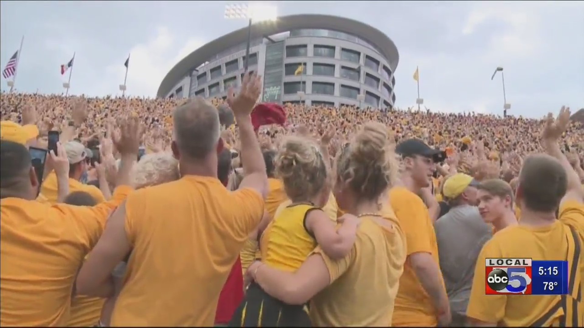 Iowa Football player writes special song about "The Wave"