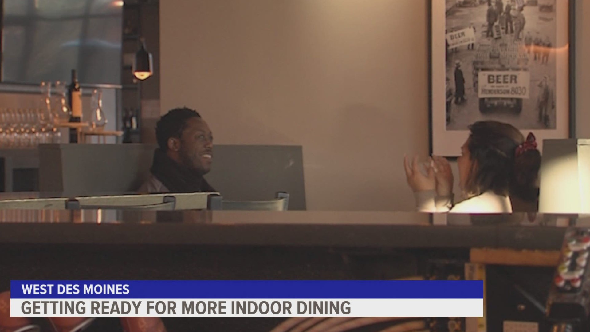 The West Des Moines establishment is hoping their $5,000 investment will make people more comfortable eating indoors.