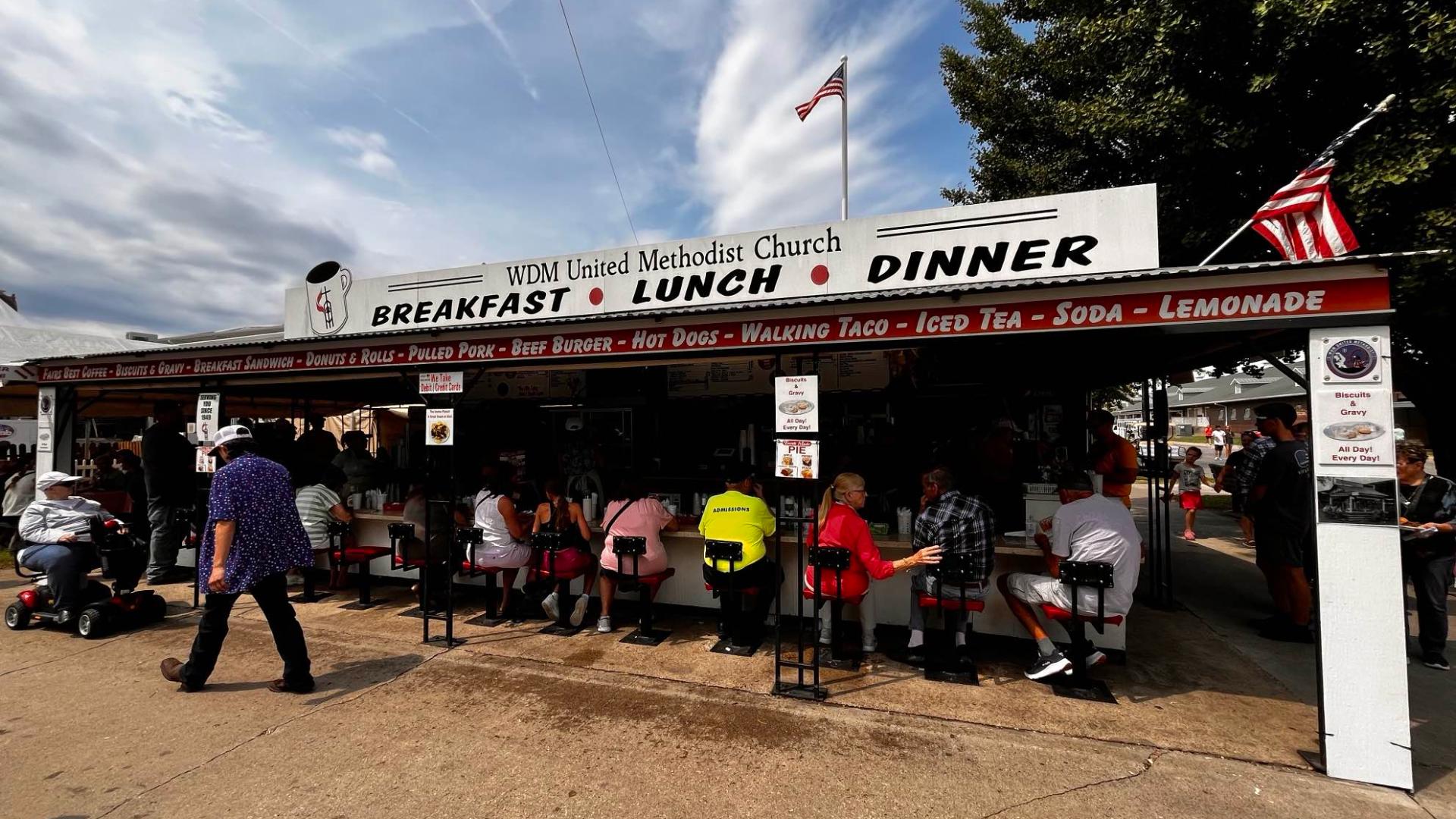 Over 300 volunteers from West Des Moines United Methodist and other surrounding churches have helped serve up tasty dishes at the Iowa State Fair for 75 years.