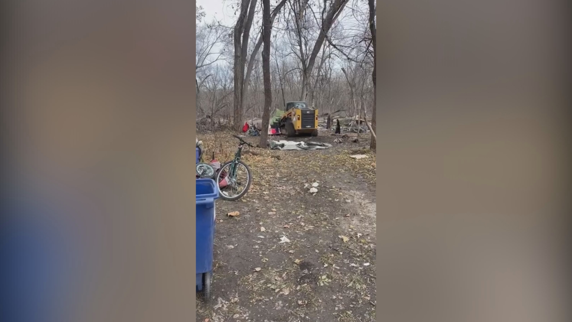 The city of Des Moines posted a notice of the camp removal at Riverview Park on Nov. 1.