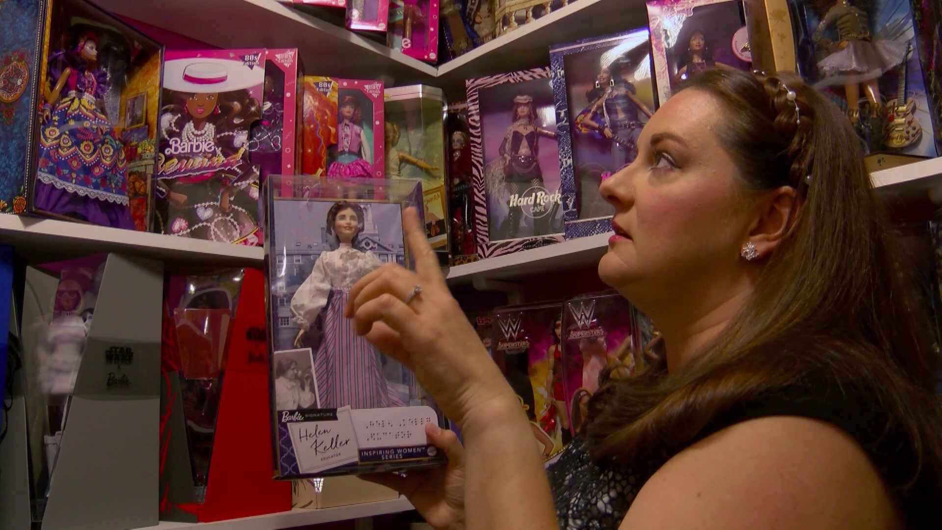 Amanda Kieler of Altoona has been collecting Barbie dolls for decades. But the number of Barbies in her "vault" is just something you have to see.