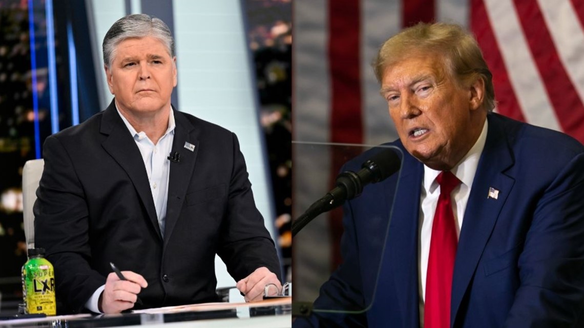 Sean Hannity hosts town hall with former President Donald Trump in ...