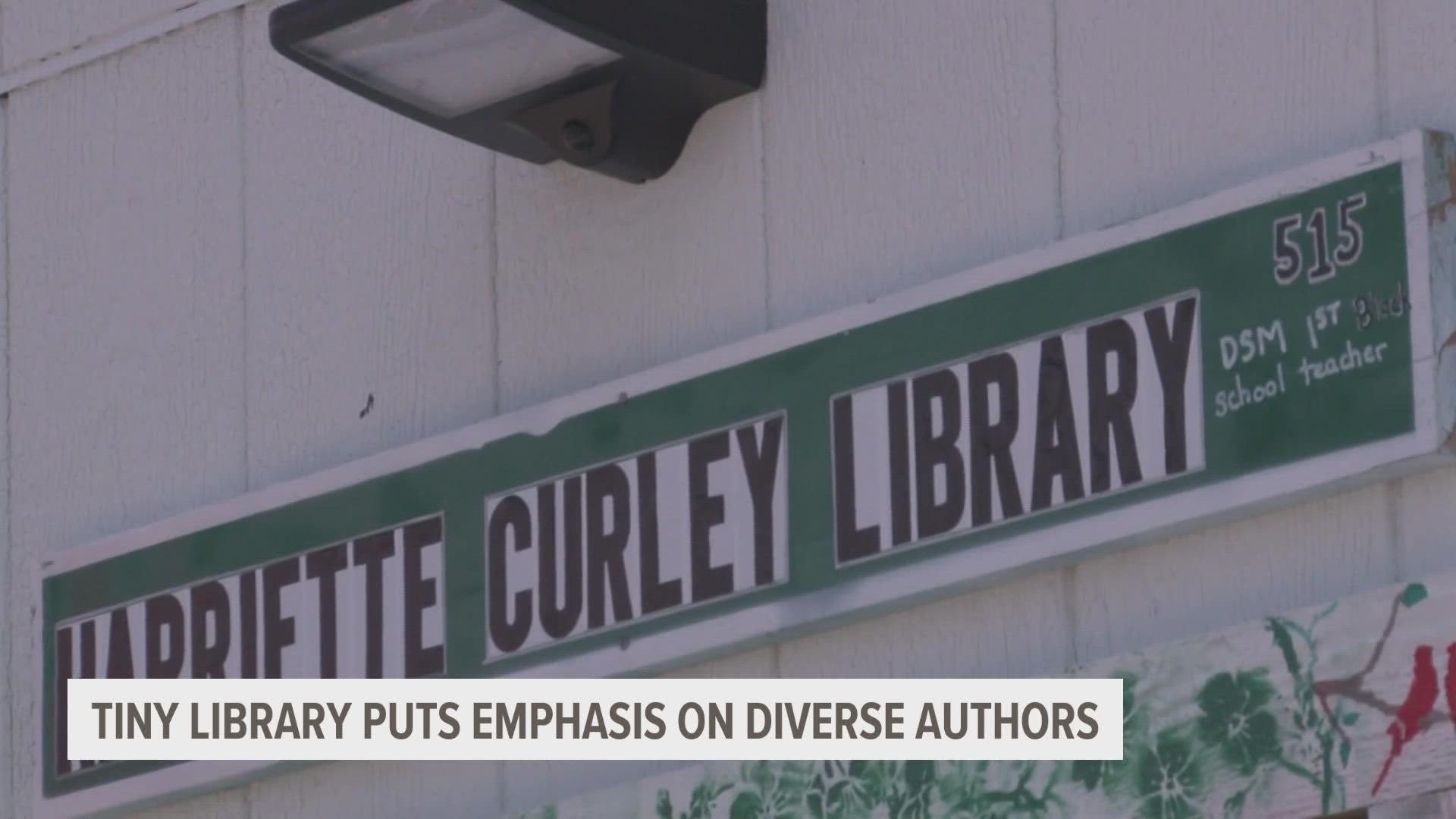 A free library in the River Bend area was created to showcase books written by people of color or books that have positive stories of people of color in them.