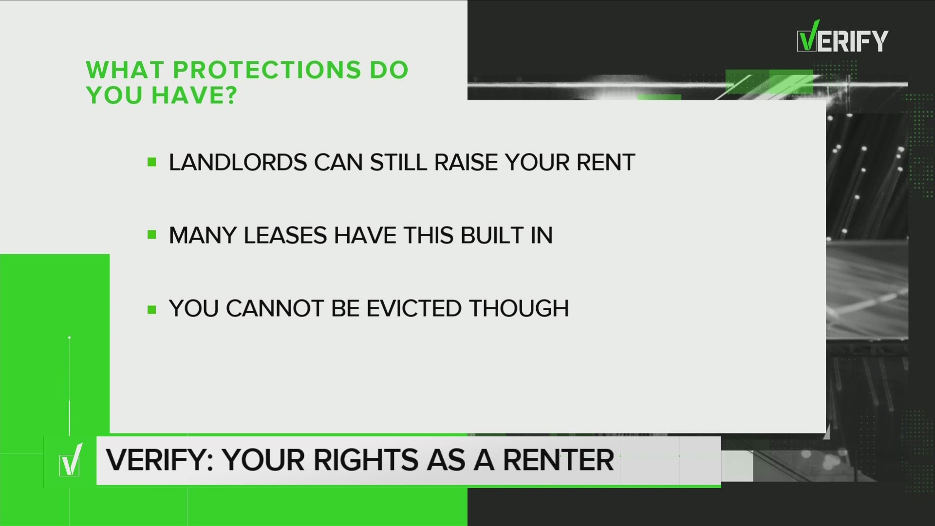 Local 5 is separating fact from fiction about your rights as a tenant during the COVID-19 pandemic.