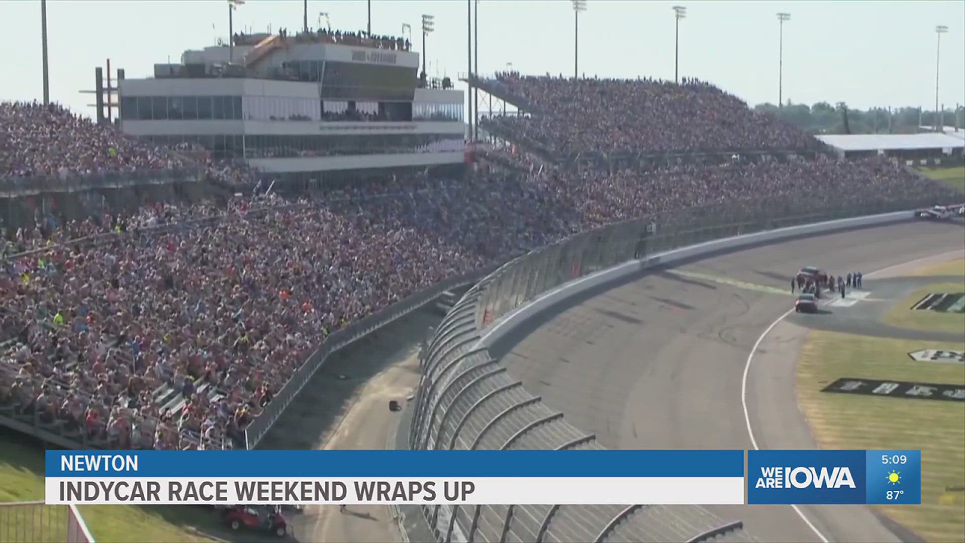 INDYCAR's annual pitstop in Newton lacked concerts, which drew significant crowds. But a city leader says local businesses and fans still valued the experience.