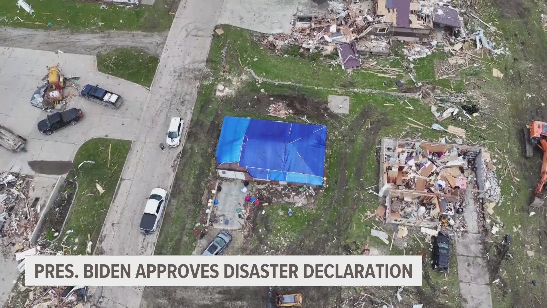 President Joe Biden approves Major Disaster Declaration for 4 Iowa counties