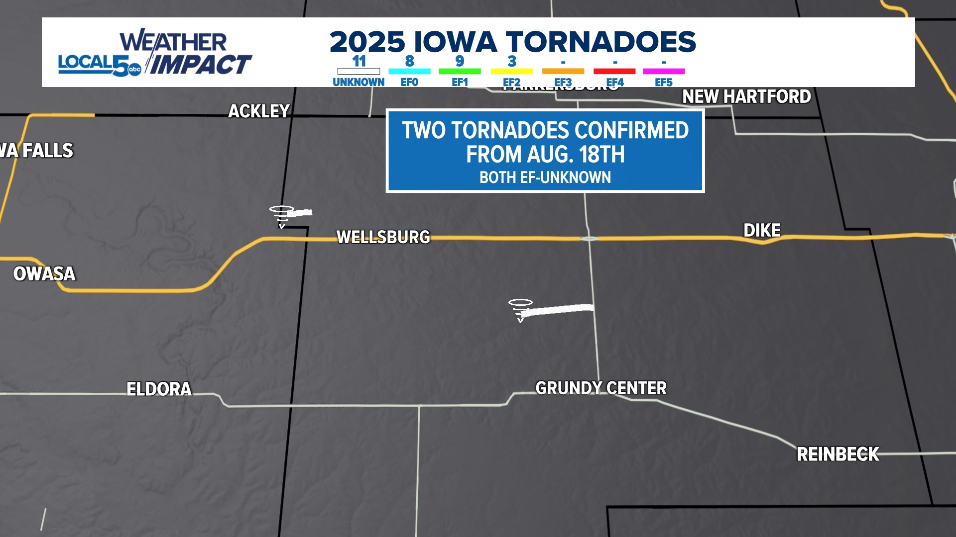 New data confirms 2 tornadoes touched down in NW Iowa county ...