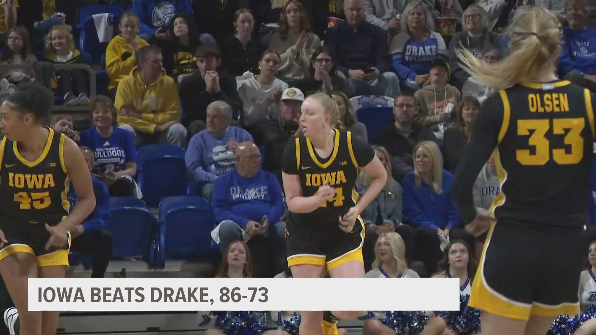 Iowa beats Drake 86-73