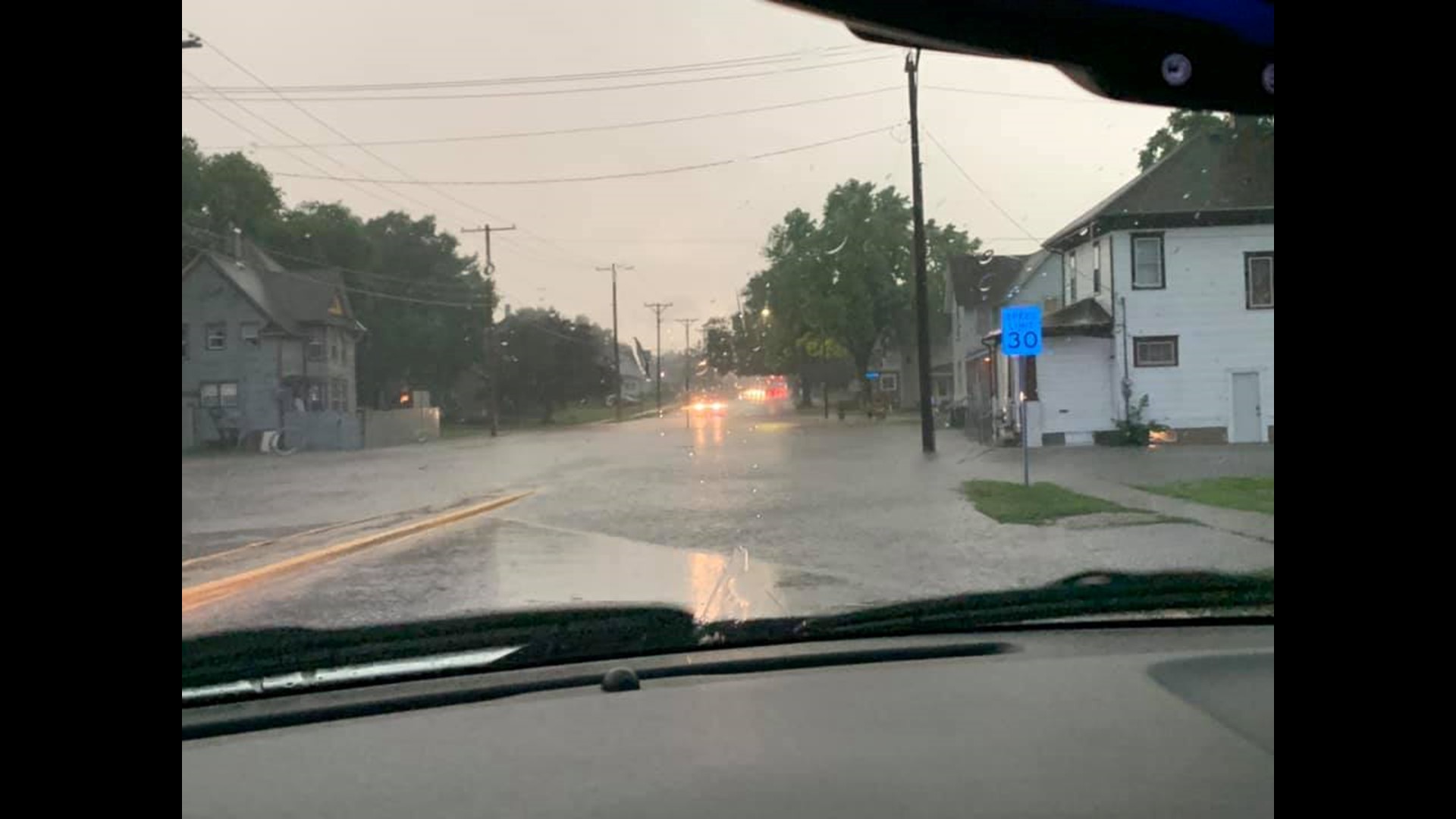 Fort Dodge residents see flash flooding Tuesday night