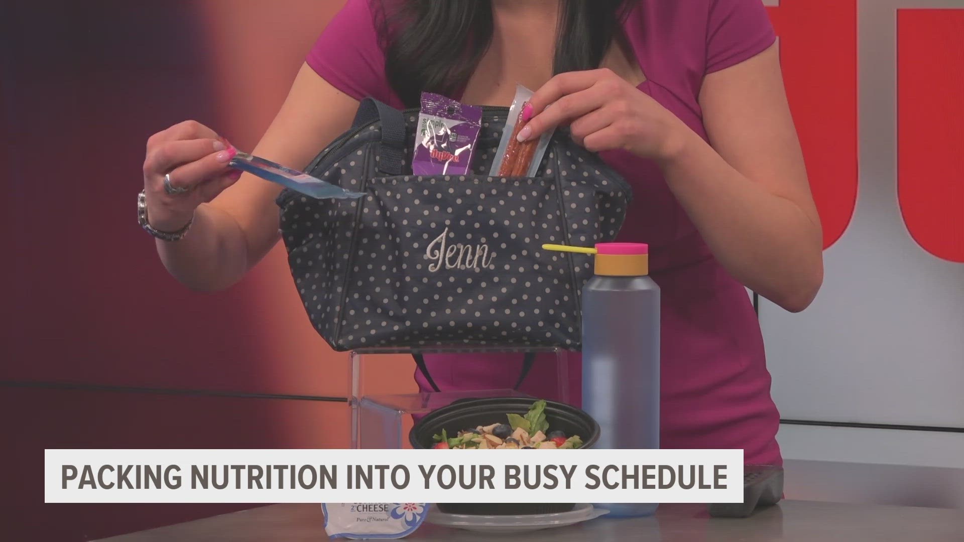 Hy-Vee Dietitian Jenn Blaser explains how to keep your nutrition on track, even if your schedule is filling up.