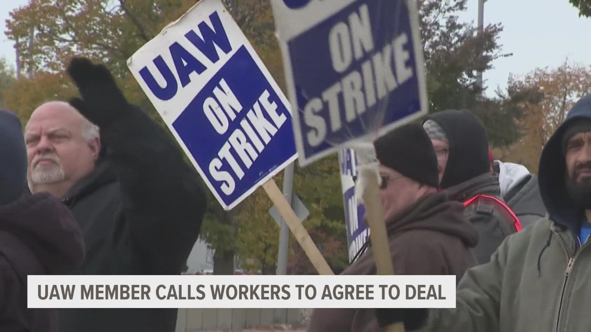 After voting down Deere's latest contract offer by just a 6% margin, one union member says he wants to go back to work.