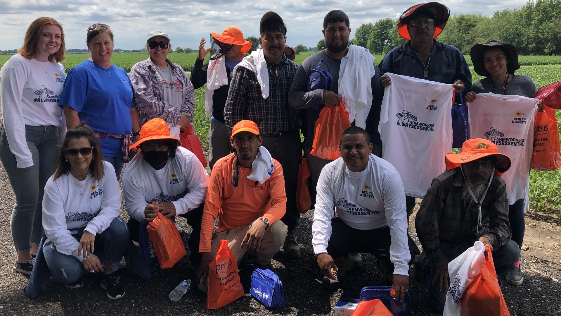 "Farmworker Awareness Week" is March 27-31 and the group is collecting donated long sleeve shirts to pass out to farmworkers, essential for the hot summer months.