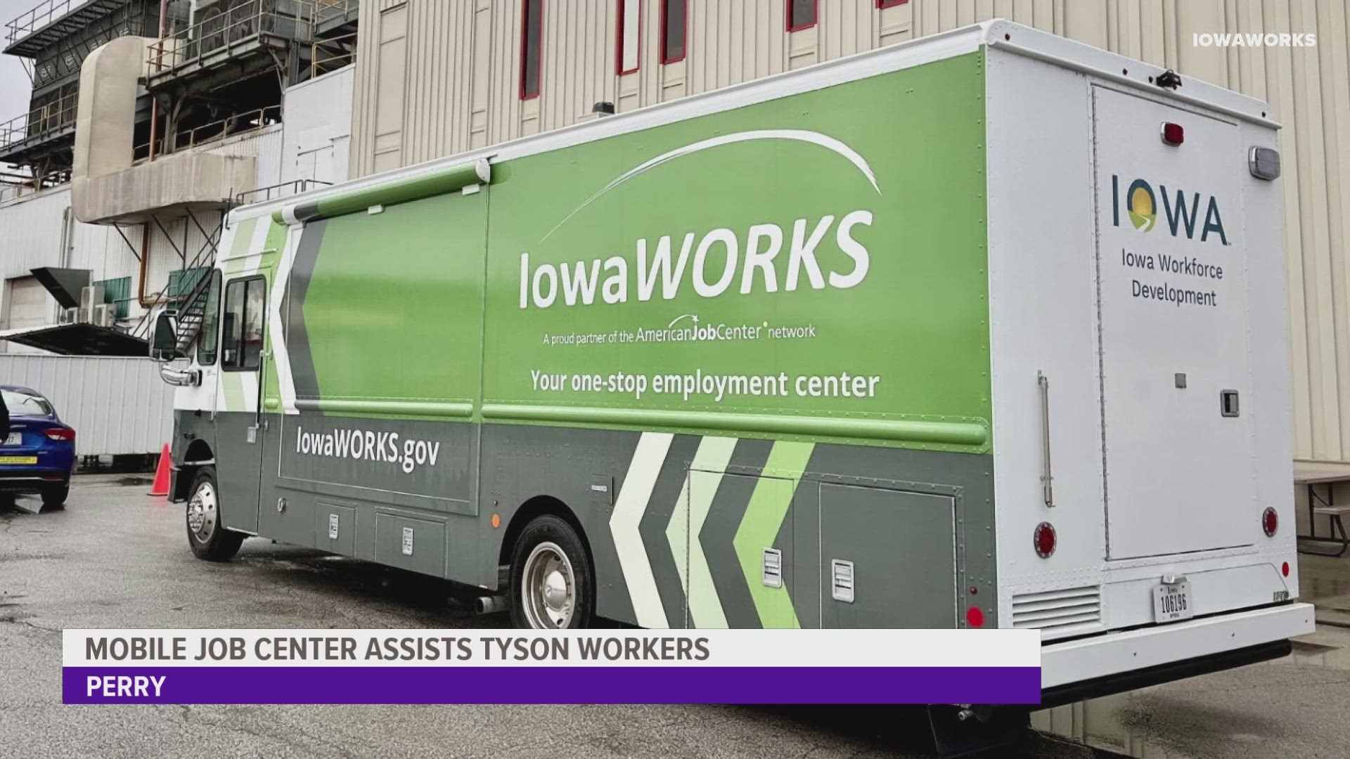 Iowa Workforce Development says their new mobile unit is intended for rapid response when mass layoffs occur.