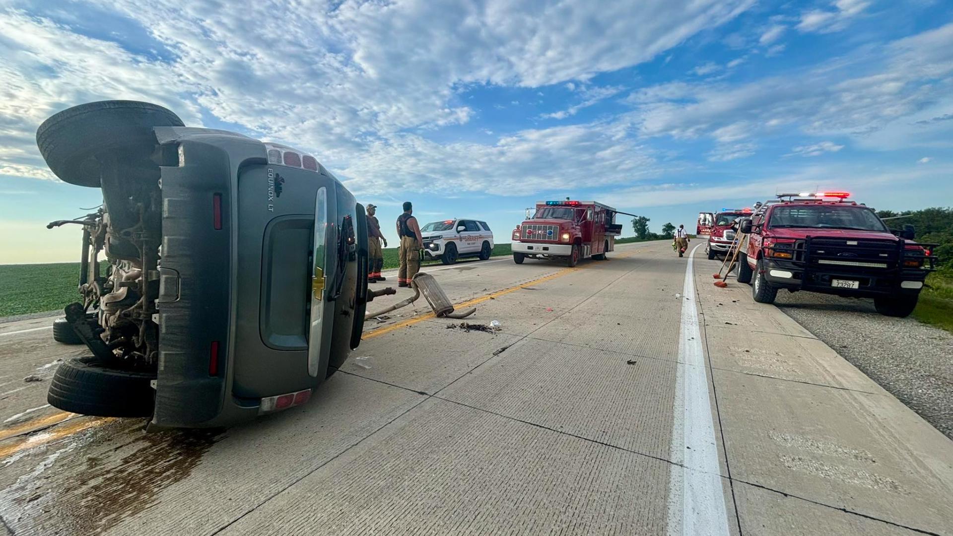 Driver ejected in Tama County rollover crash, sustains 'serious ...