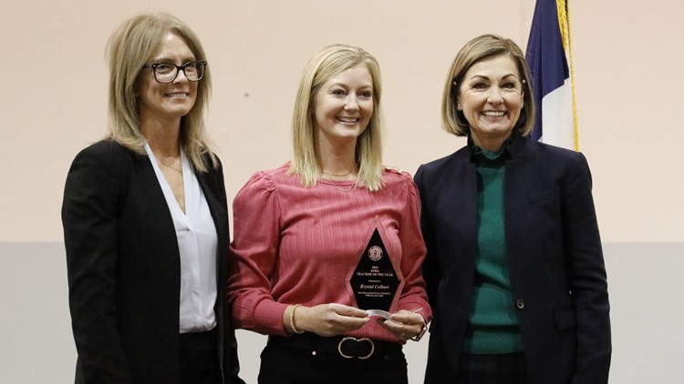 Krystal Colbert named Iowa Teacher of the Year