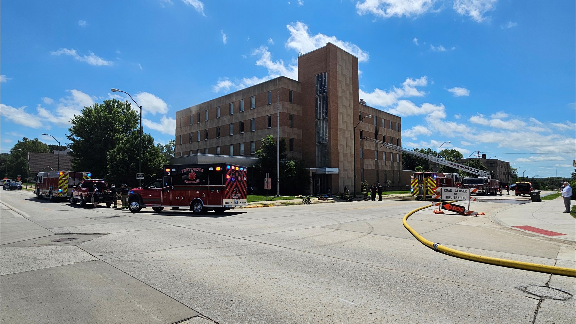 Fort Dodge fire crews responds to structure fire, no injuries reported ...