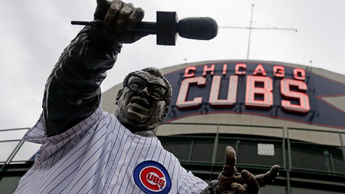 Fox's Harry Caray hologram during 'Field of Dreams' game is big