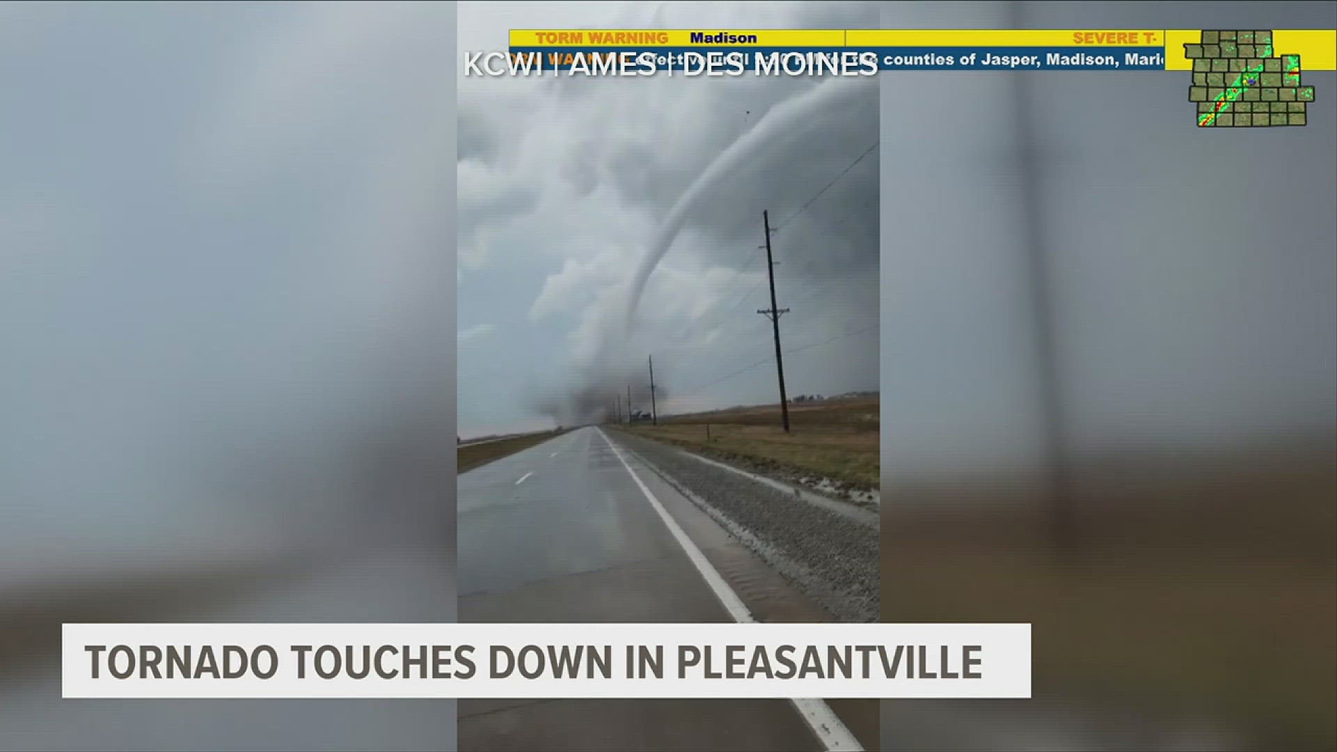 Iowa severe weather forecast shows tornadoes, wind, hail possible