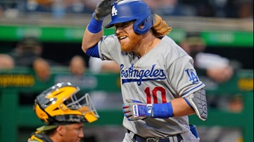 Turner's 2 HRs, strong bullpen lead Dodgers over Pirates 2-1