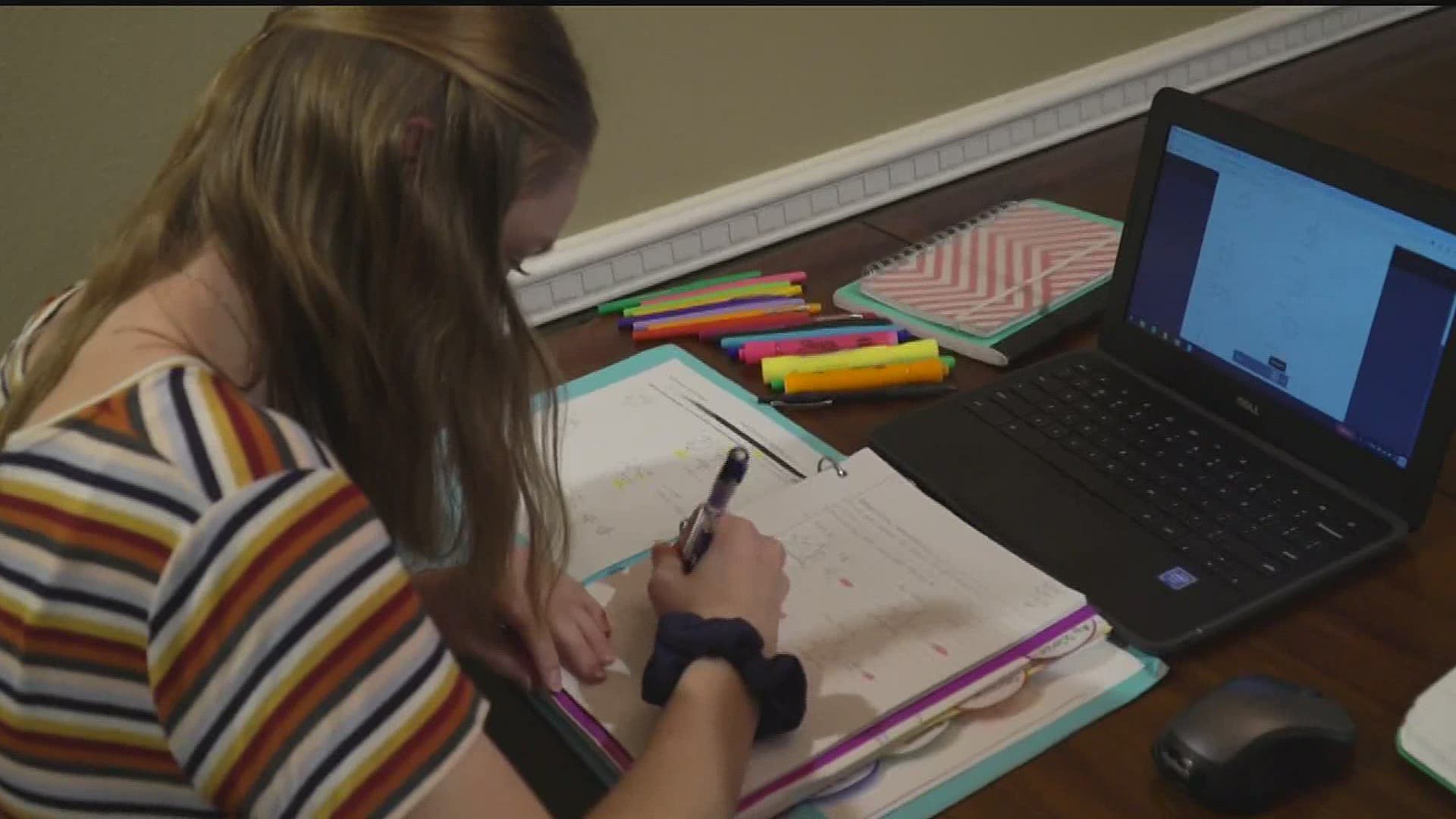As the school district starts fully online, a teacher we spoke with is grateful for the extra time online while parents worry about the quality of education.