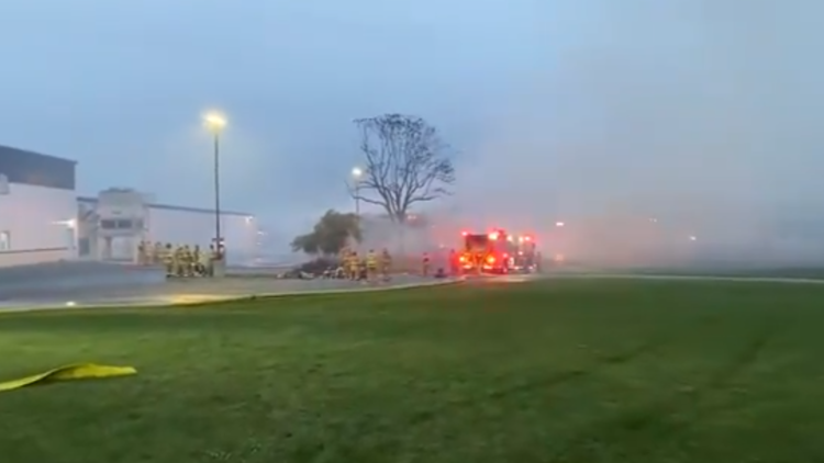 Fire causes barn to partially collapse in Lancaster County | fox43.com