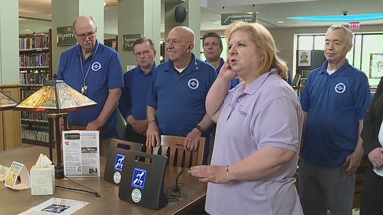 Portable hearing assistants donated to library in Camp Hill