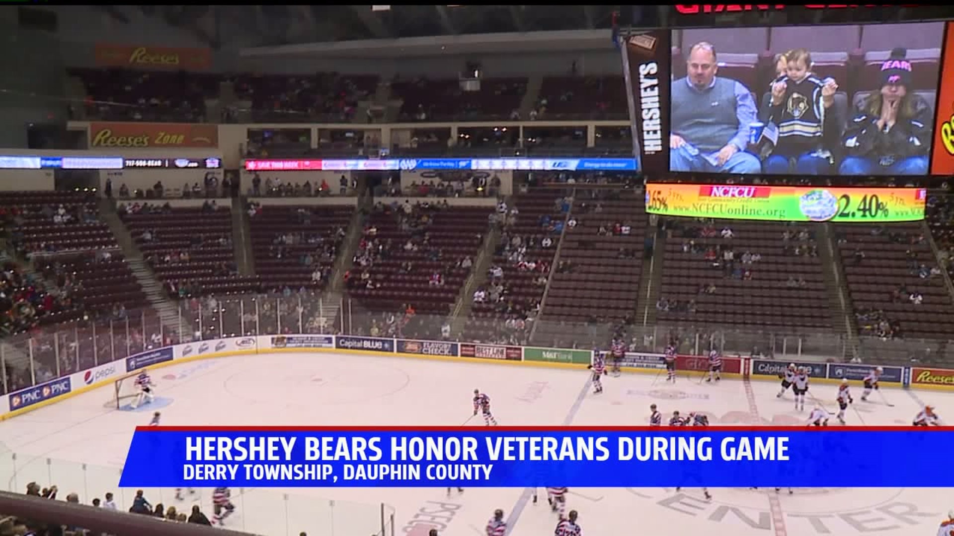 Hershey Bears hit the rink while honoring Veterans