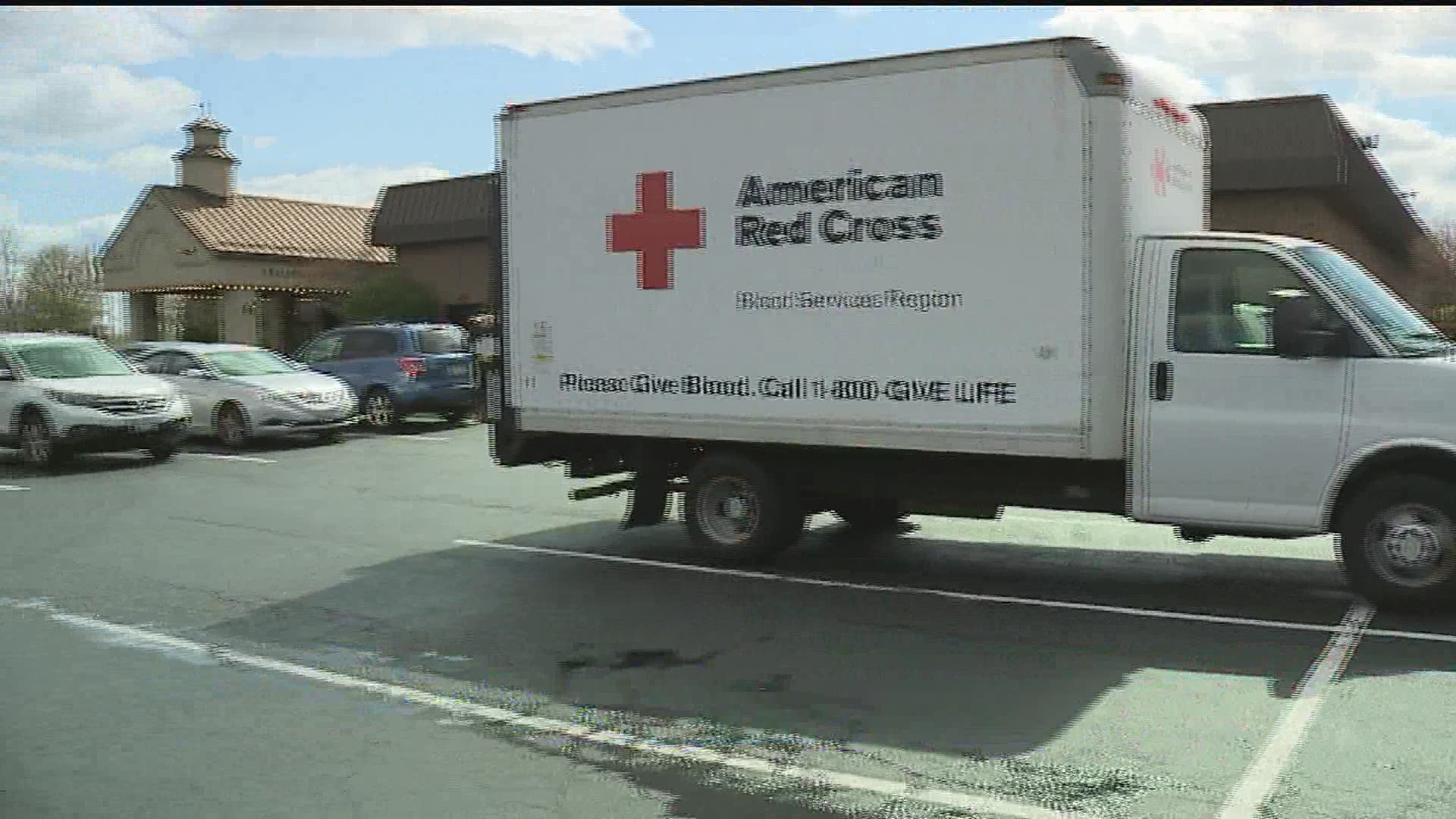 The American Red Cross says all types of blood are needed during the COVID-19 crisis.