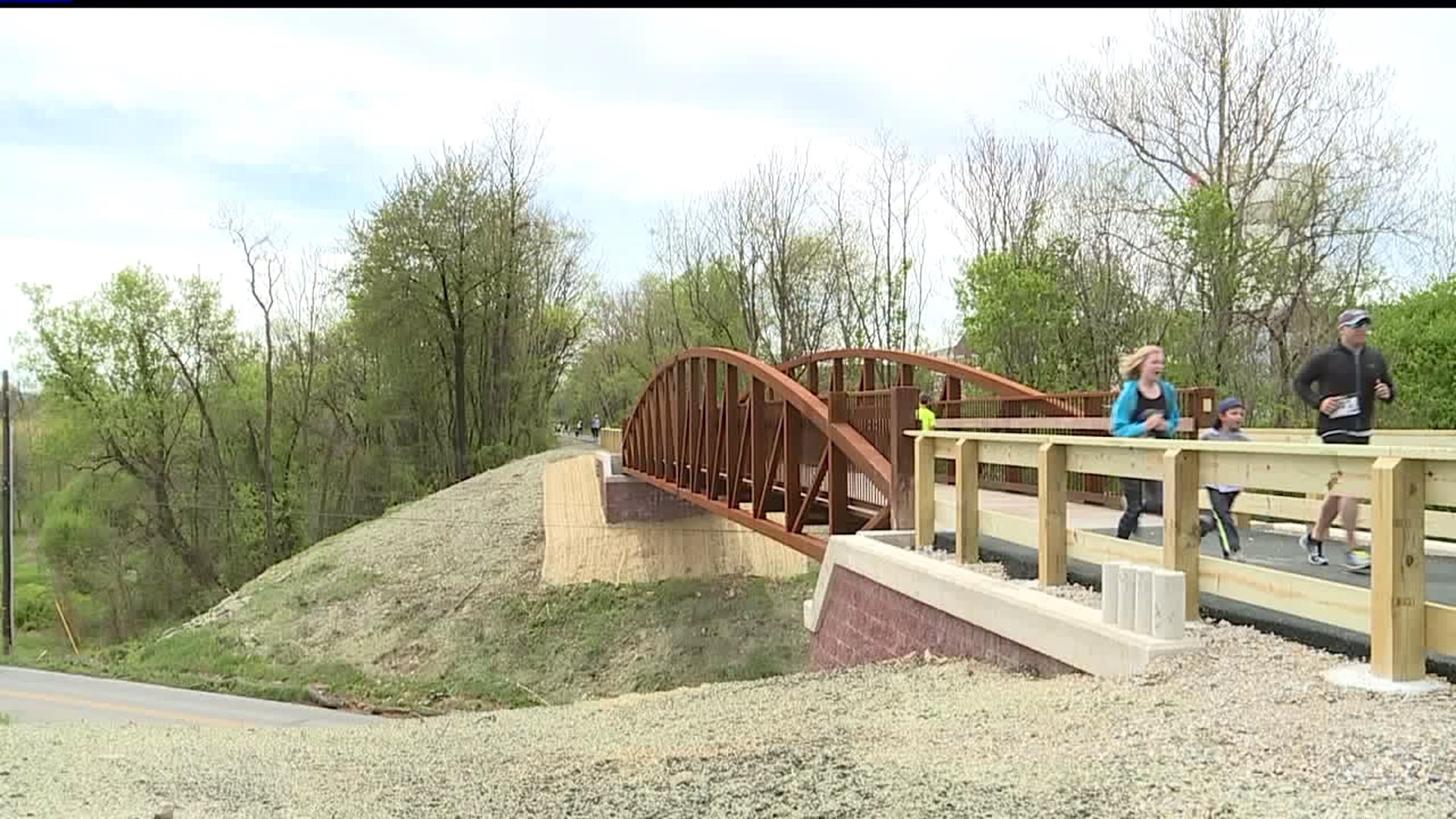 New Cumberland Valley Rail Trail bridge opens with ribbon cutting ceremony