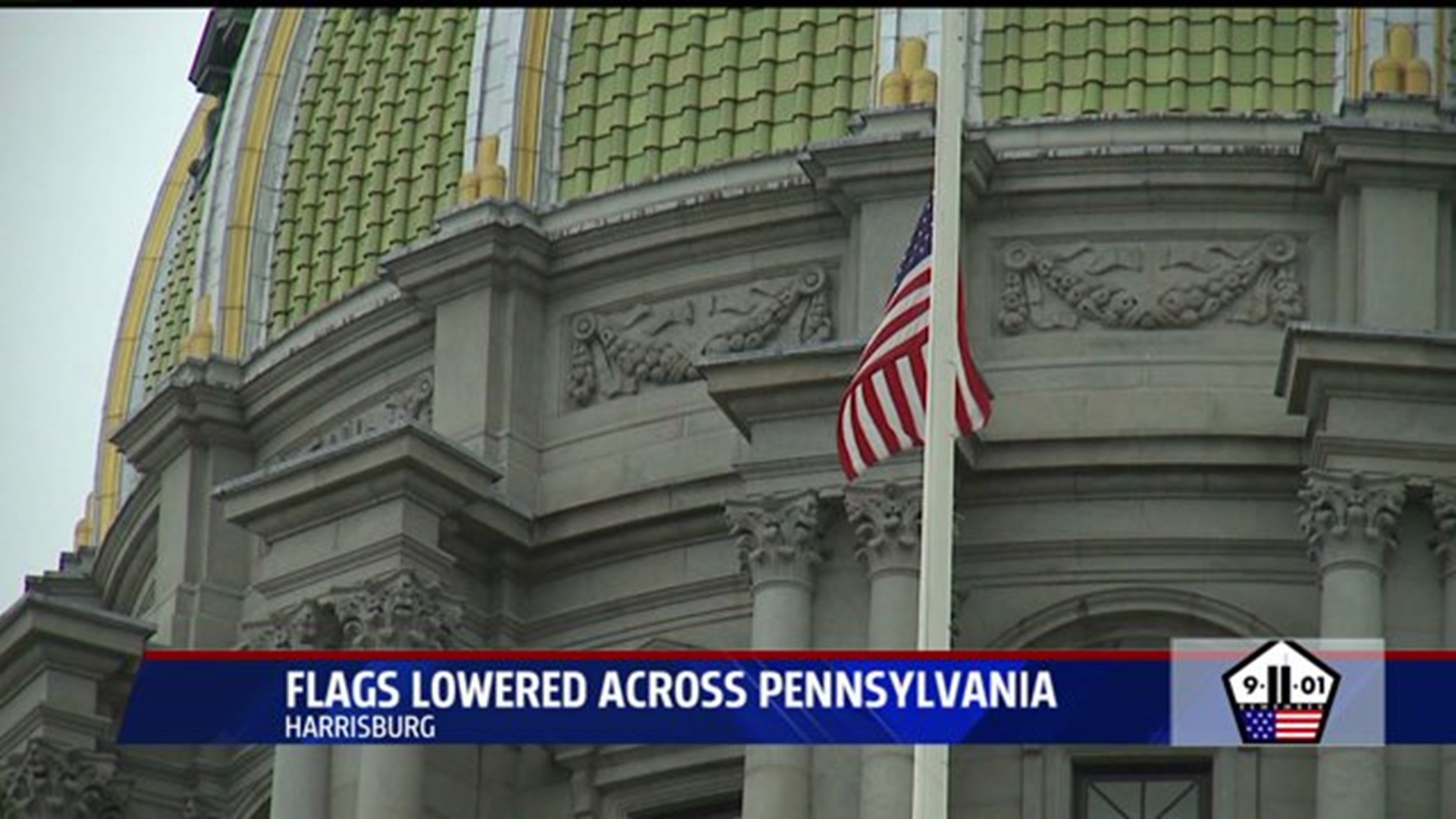 Flags at Half Staff for Patriot Day